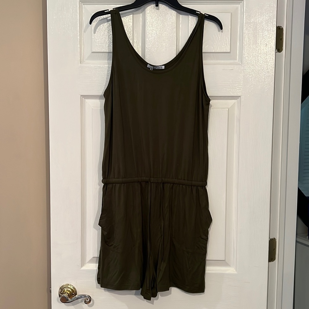 Army Green romper